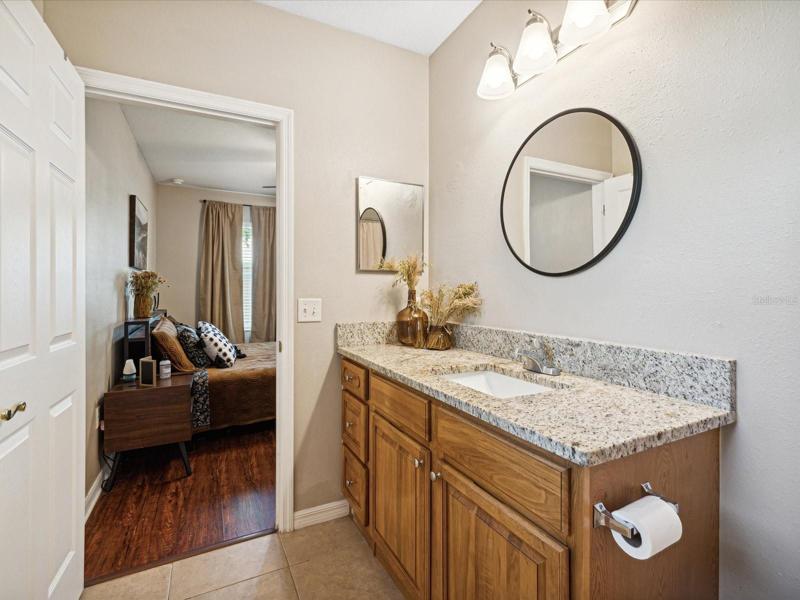En suite bathroom