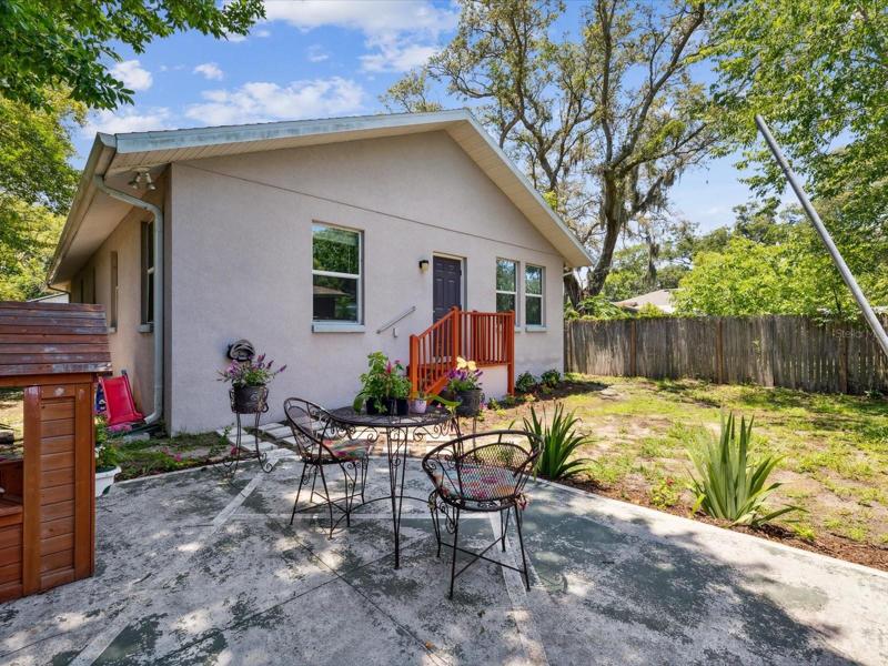 Outside patio