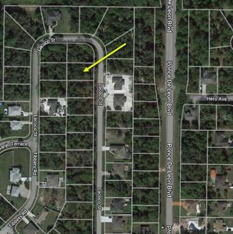 Ariel showing location