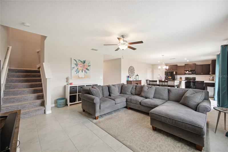 Open concept living room