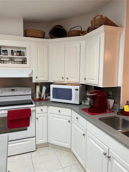 MICROWAVE & SINK