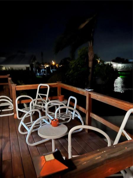BACK YARD WOODEN DECK