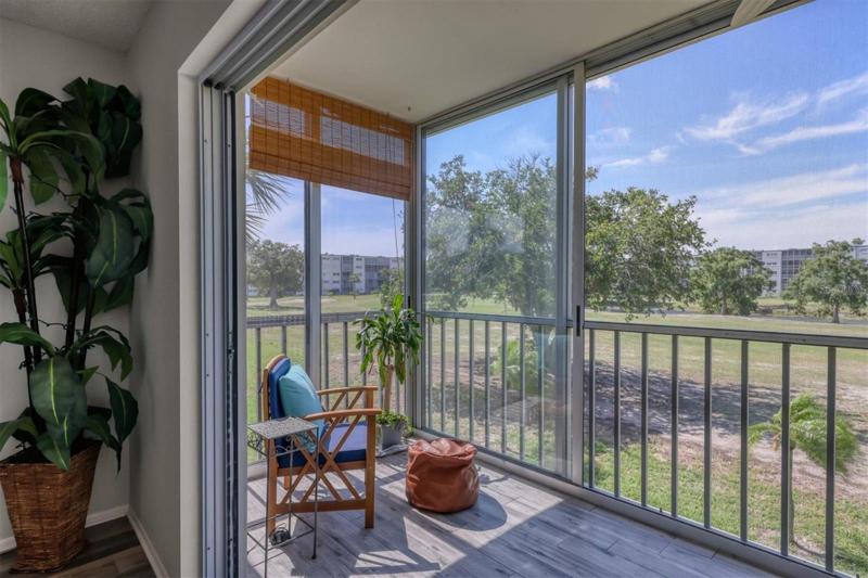 Lanai with views of the Golf Course on the First Fairway