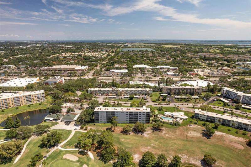 Aerial View of Condo Building