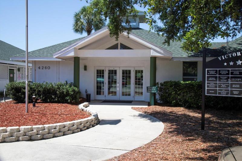 Entrance to Clubhouse