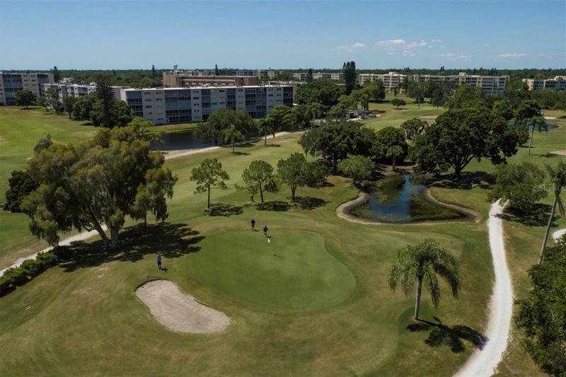 Aerial View of Golf Course