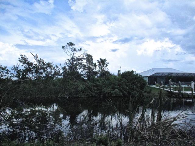 View of canal from center back of lot.