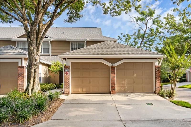 Front Elevation, two car garage!