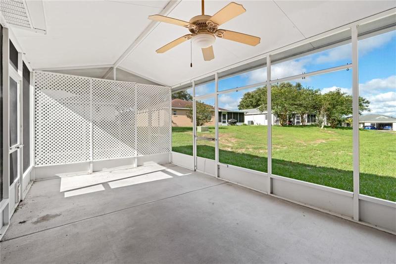 Screened porch