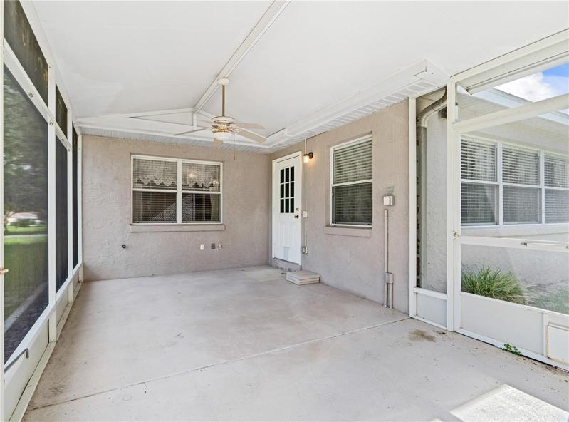 Screened porch