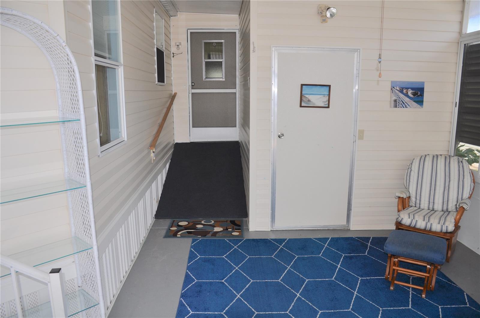 Ramped entryway alternative and utility shed