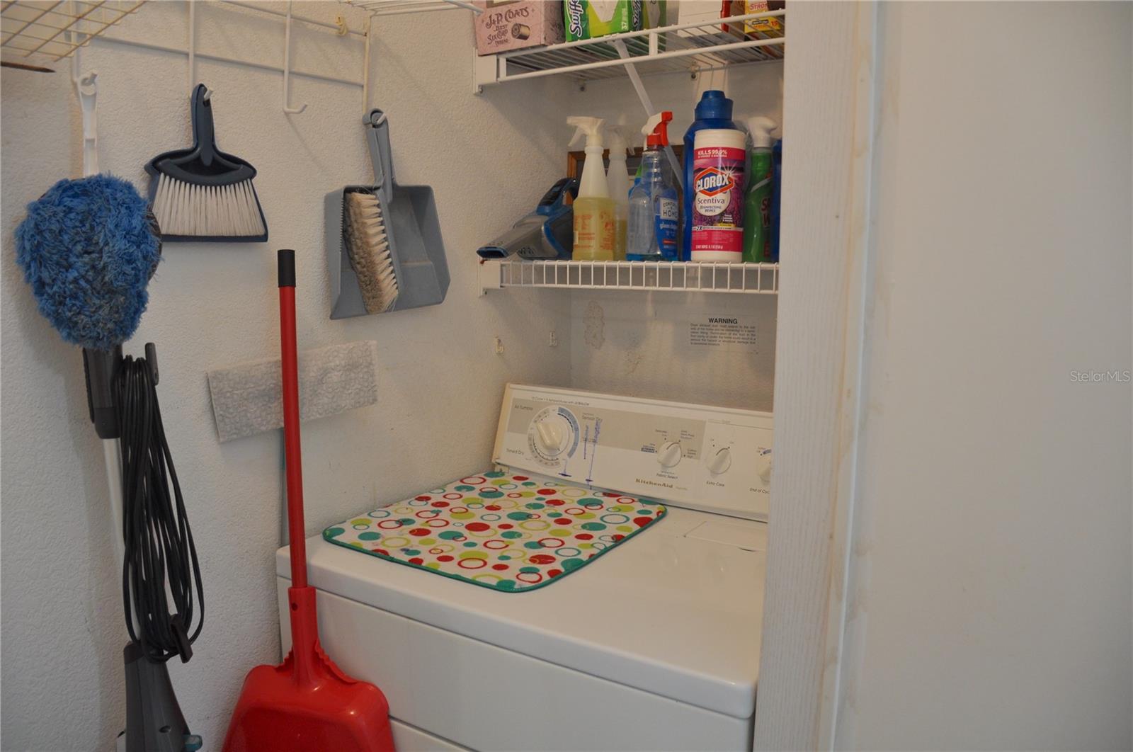 Inside Full Size Dryer