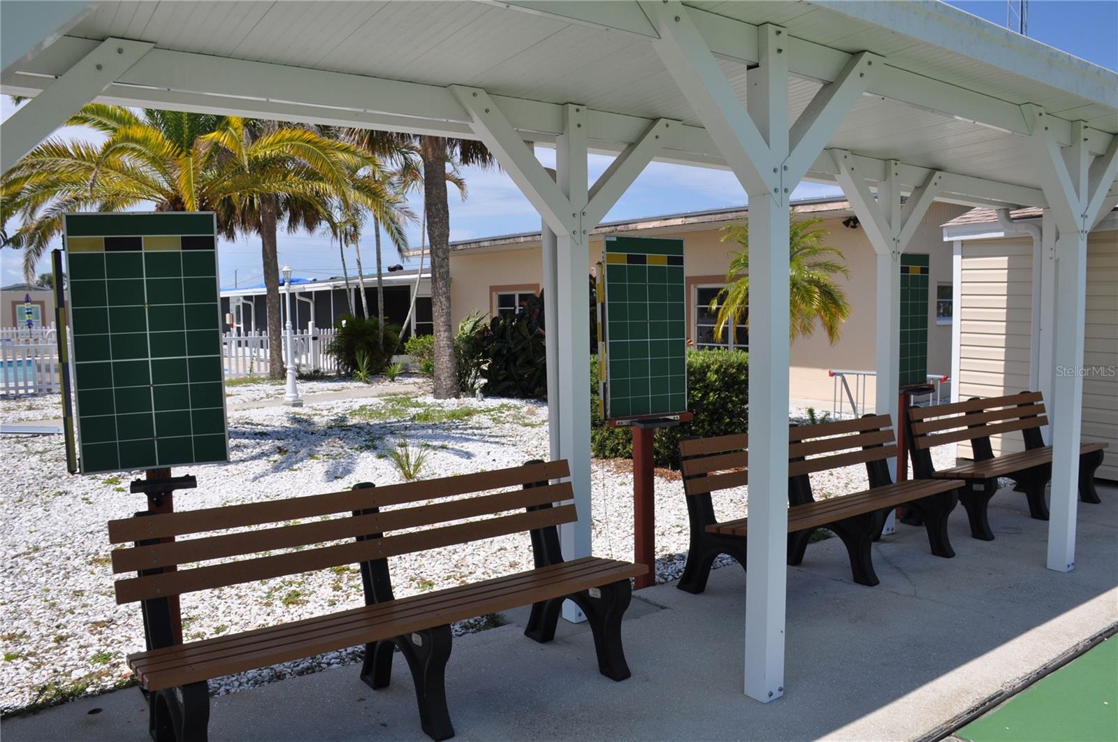BENCHES BY THE COURTS