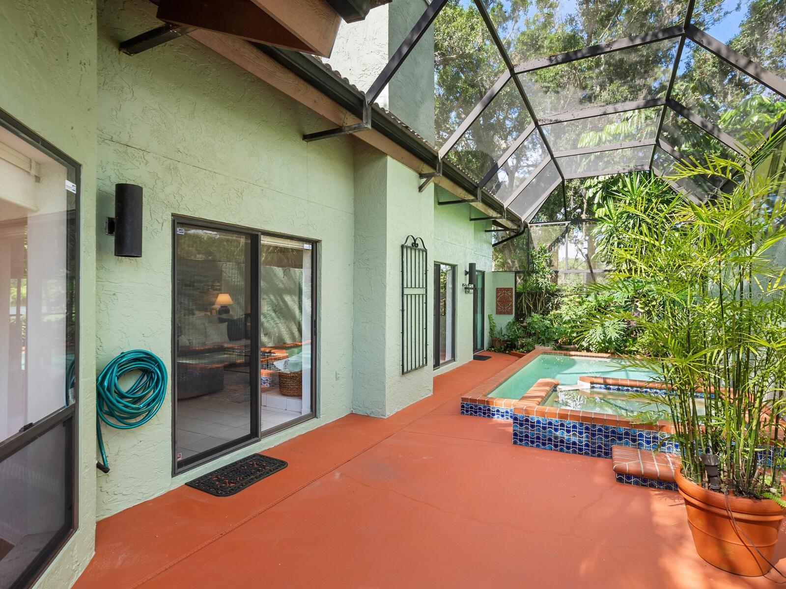 screened lanai/pool area