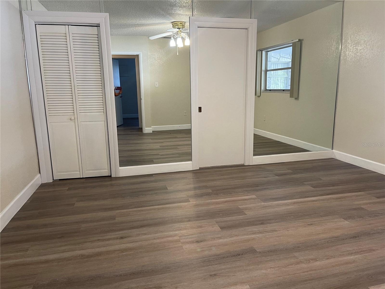 Mater bedroom, closet and bathroom doors