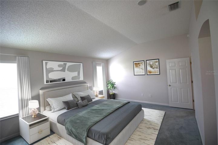 Master Bedroom - Virtually Staged