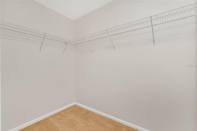 Primary Suite Walk-In Closet