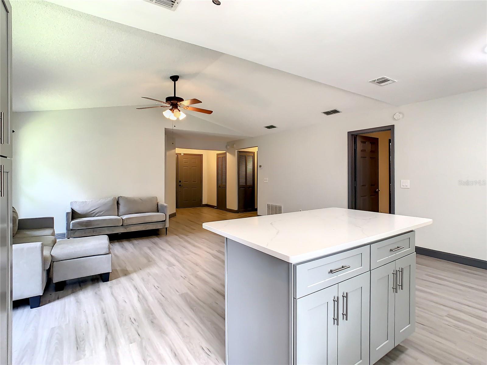 ENTRY WAY AREA FROM KITCHEN VIEW