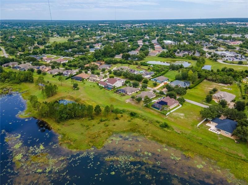 Aerial View of Home/Lake View
