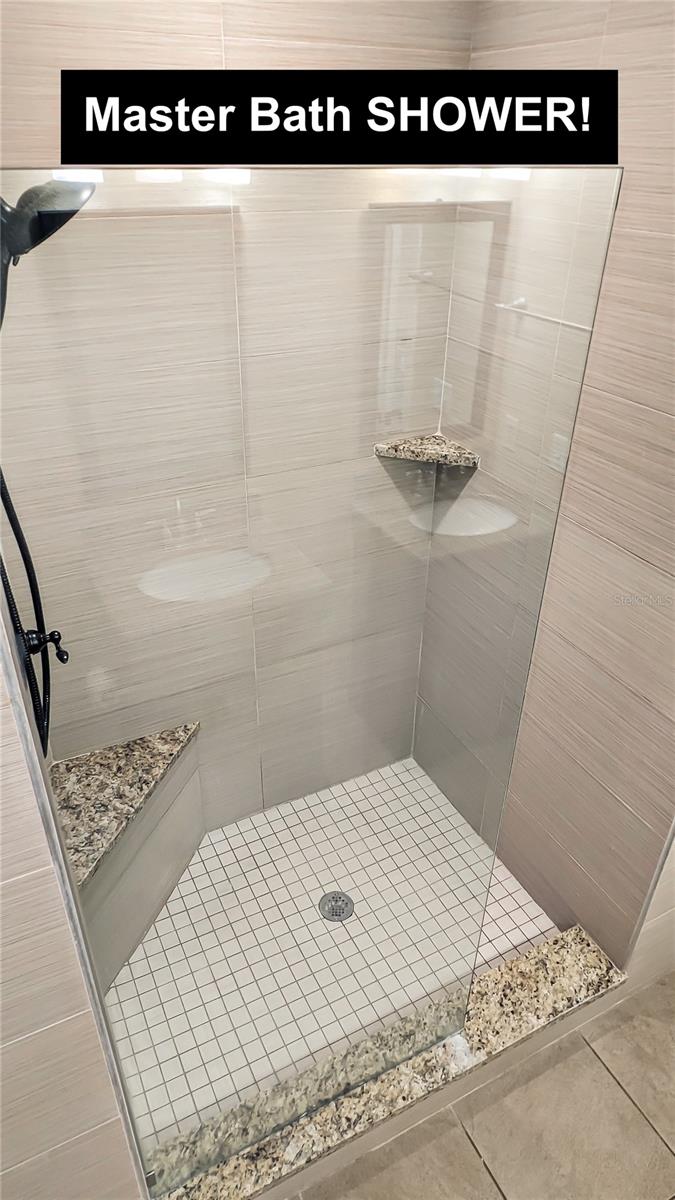 Remodeled Master Bath SHOWER!