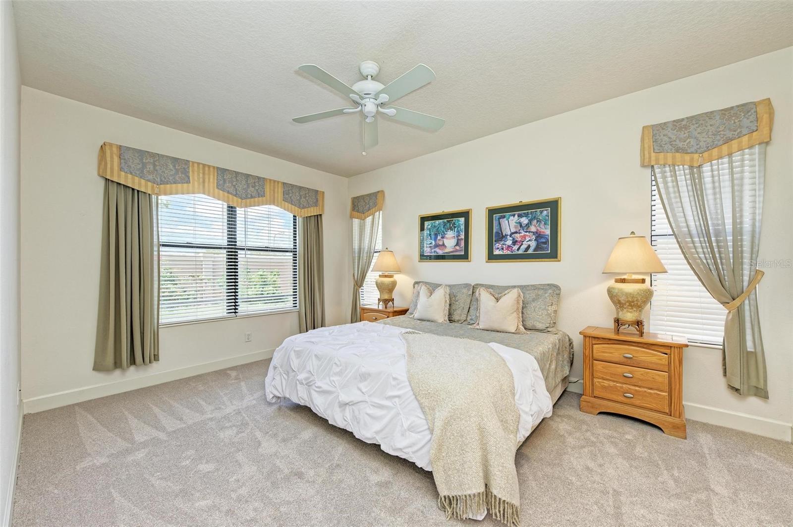 Master Suite w/spacious bedroom.