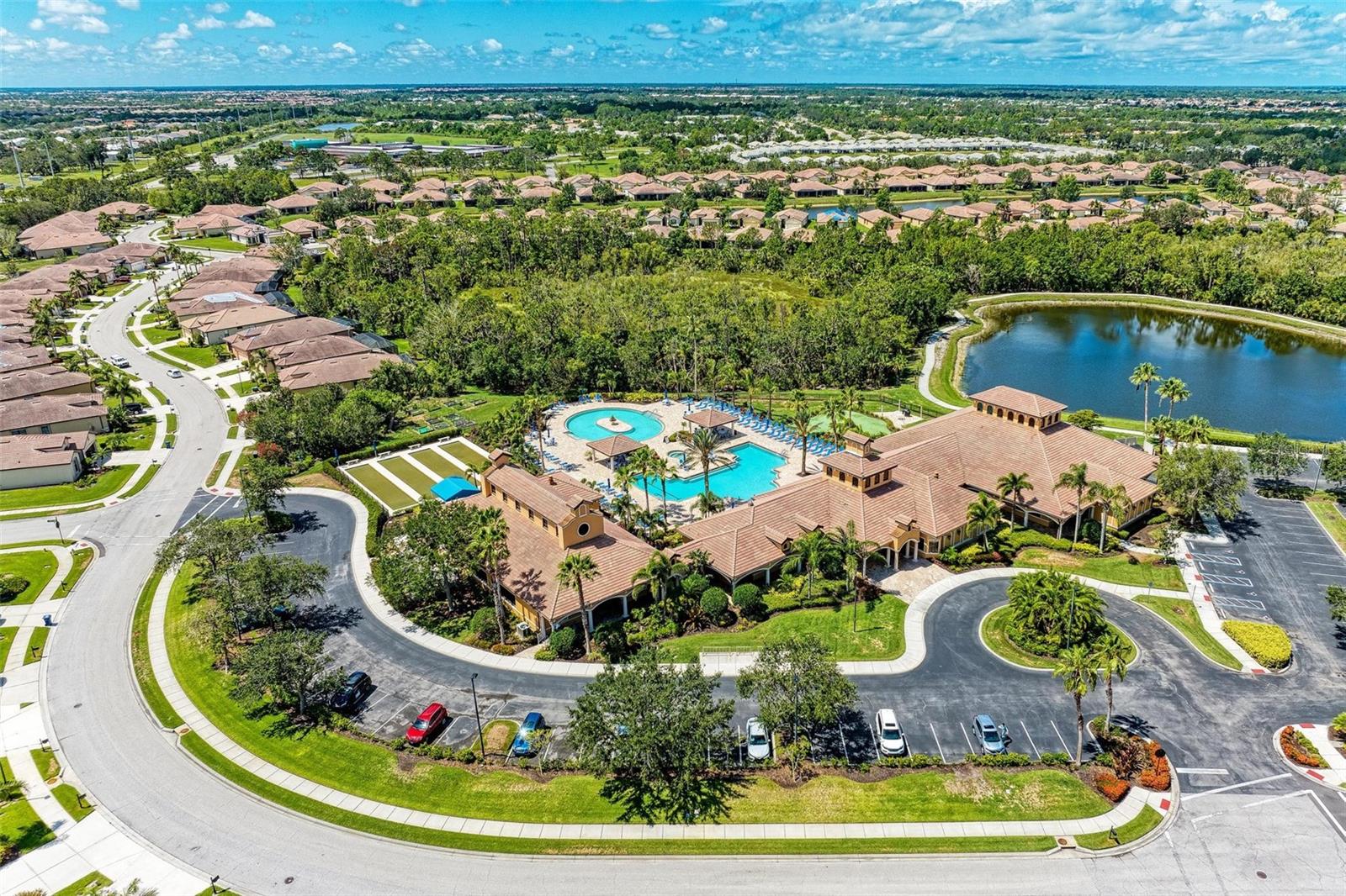 Clubhouse with LOTS of amenities!