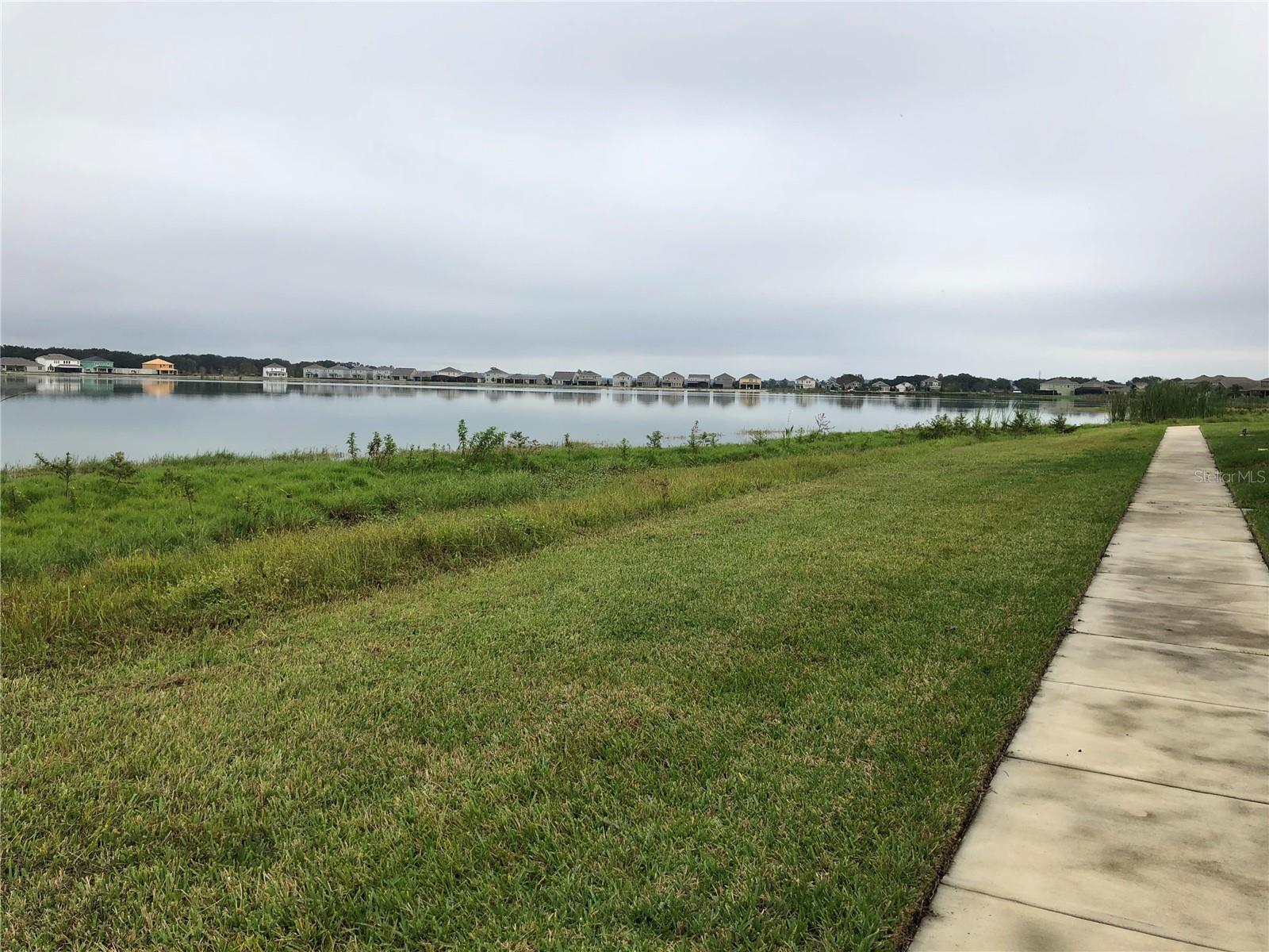 View of the Sidewalk to the East