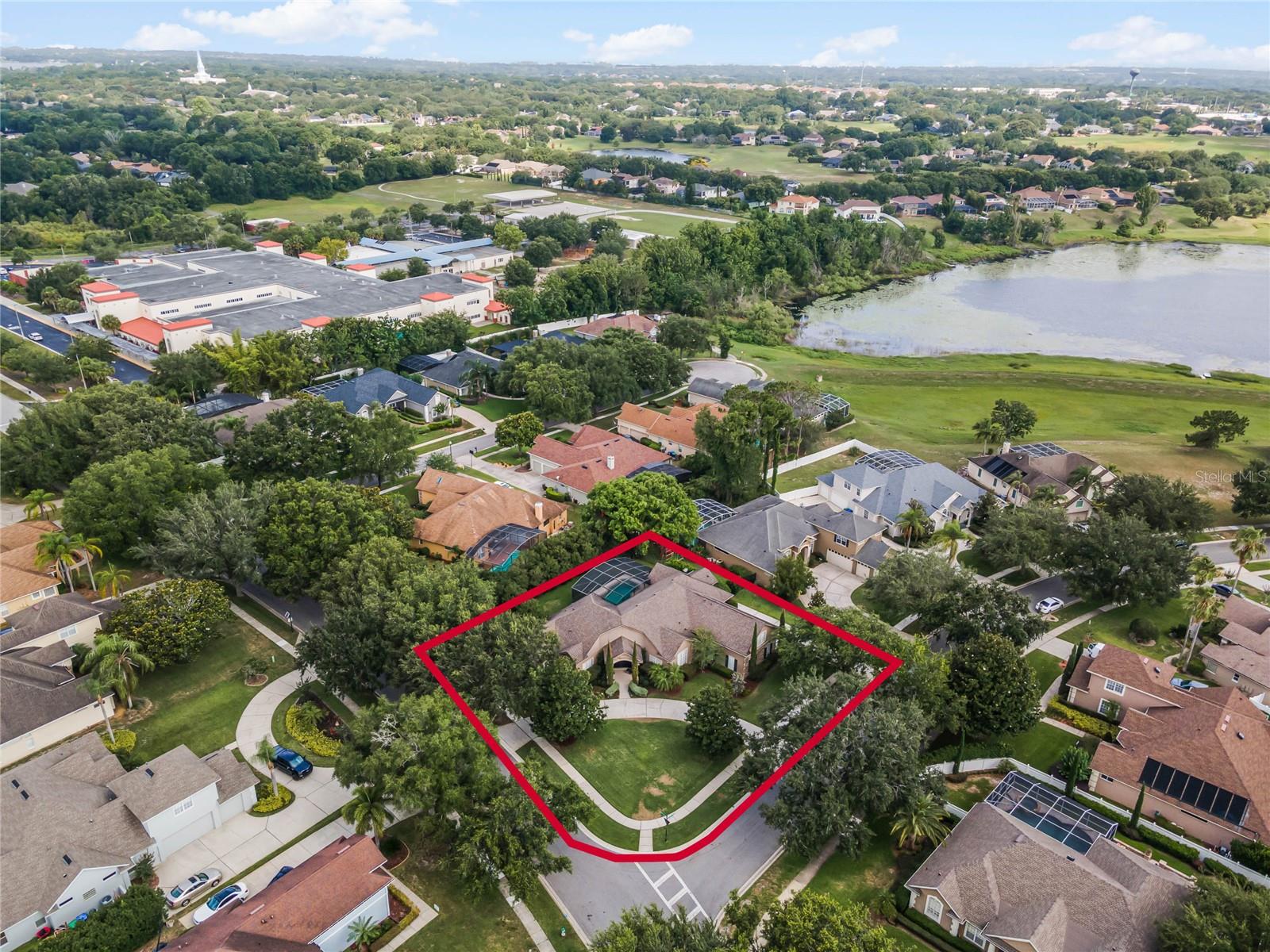 .42 acre lot