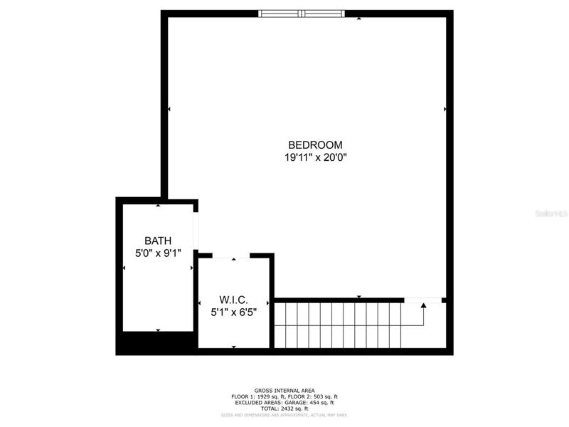 Second Floor Dimensions