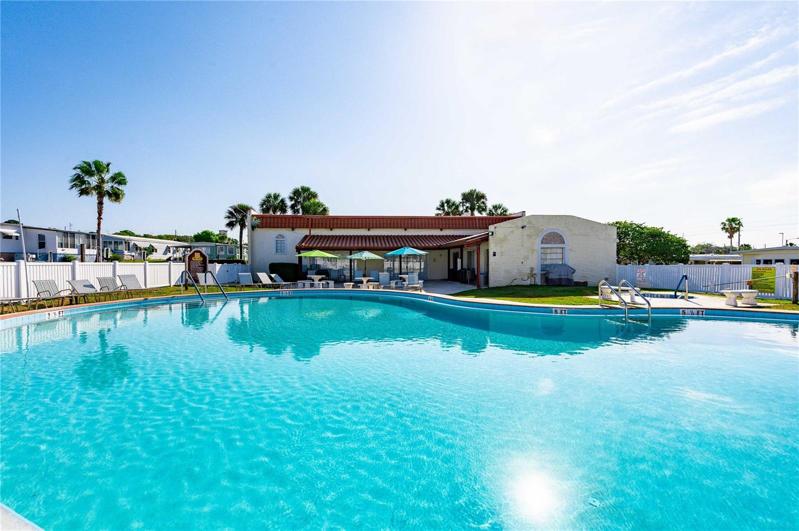 Community pool area.