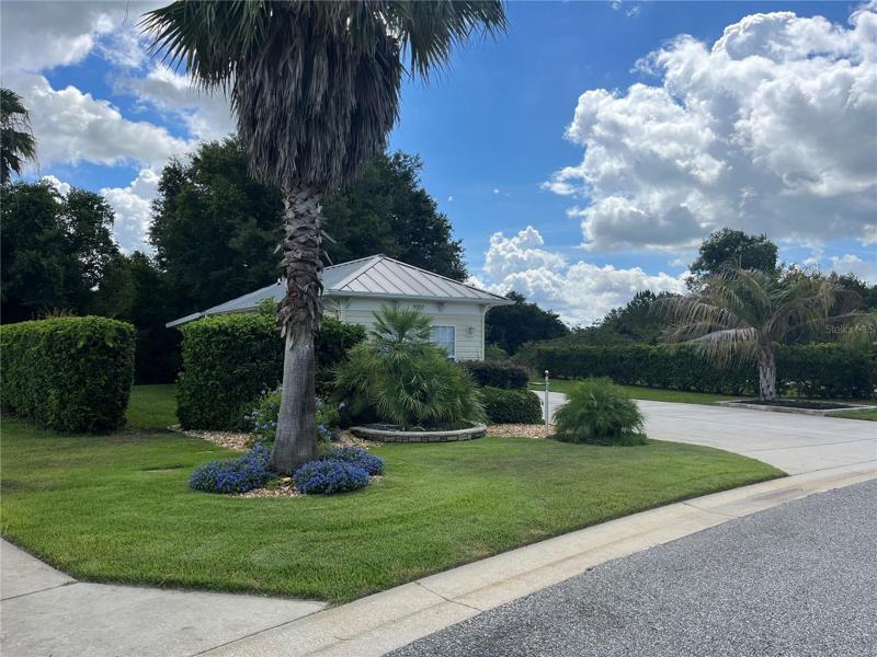 Well maintained lawn