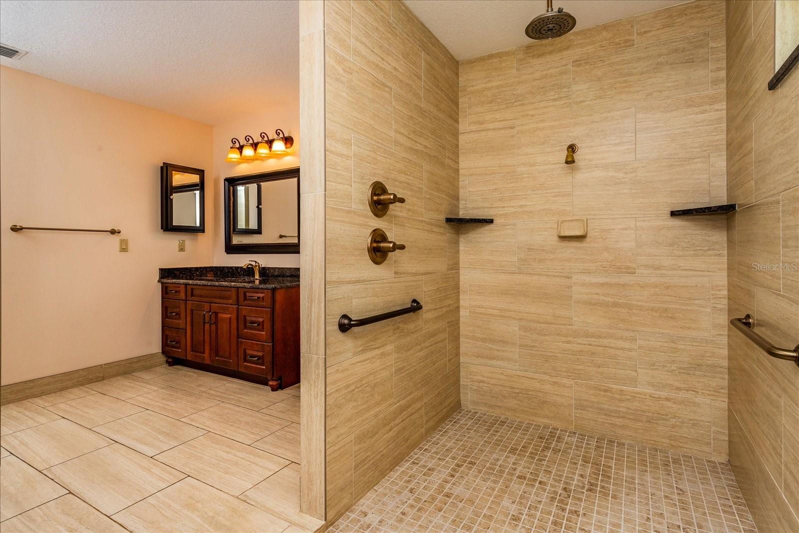 Master Bathroom with accessible shower