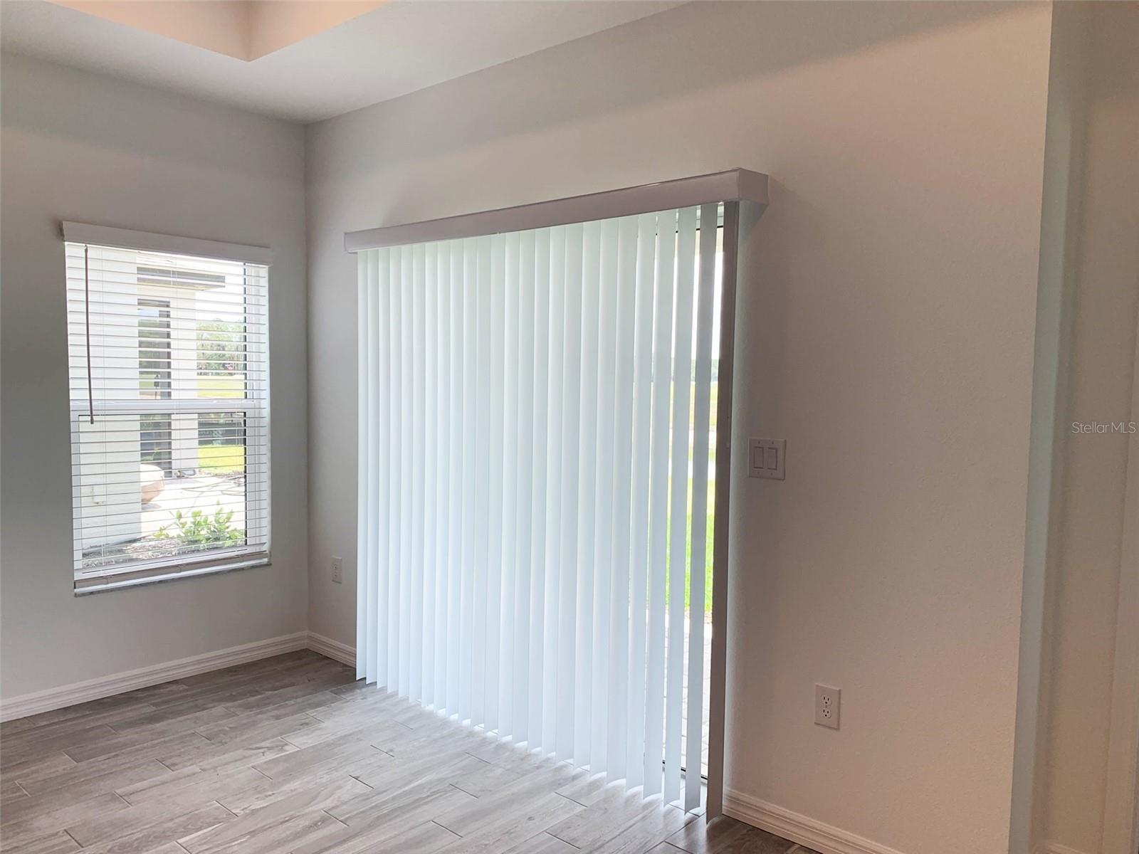 Sliding Glass Doors to Backyard