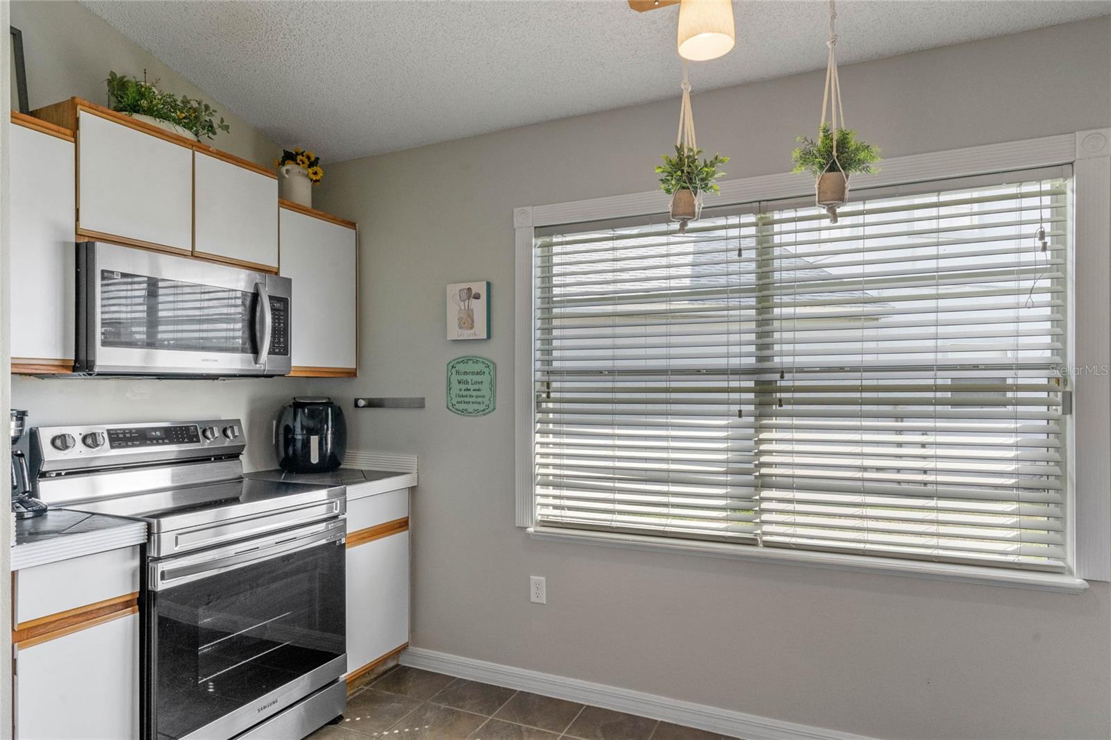 Enjoy the natural light in the kitchen.