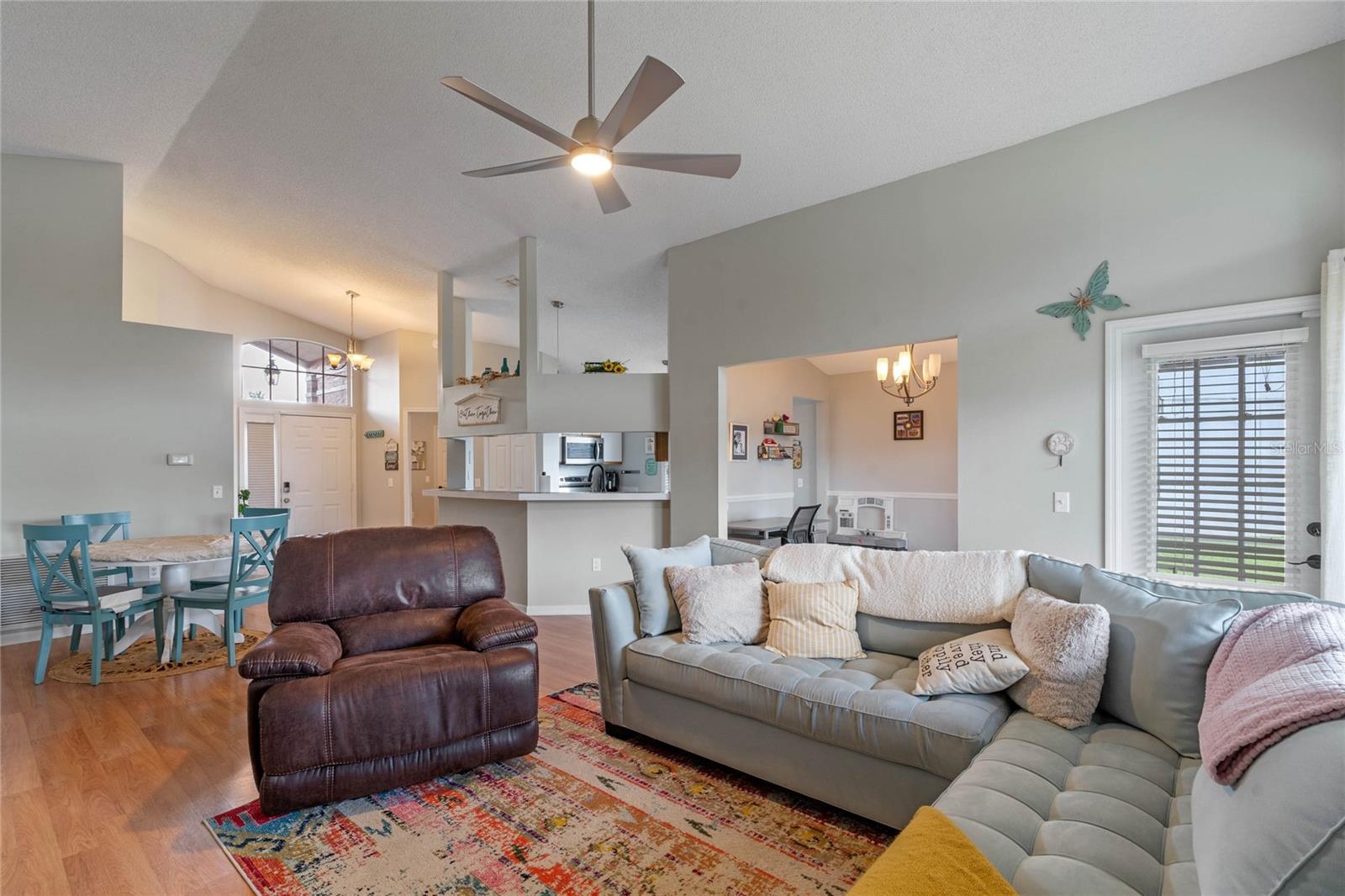 Spacious family room.