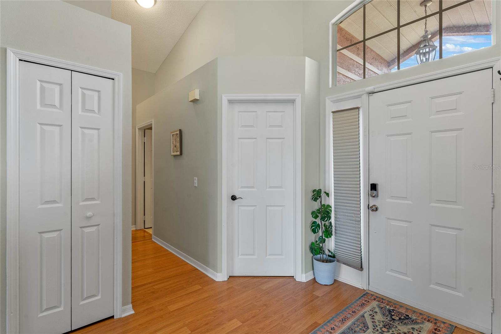 Front entry.