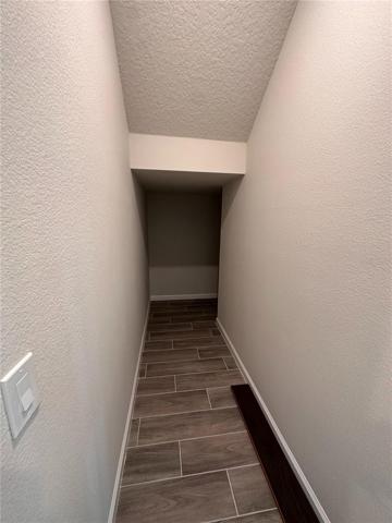 Spacious under the stairs closet