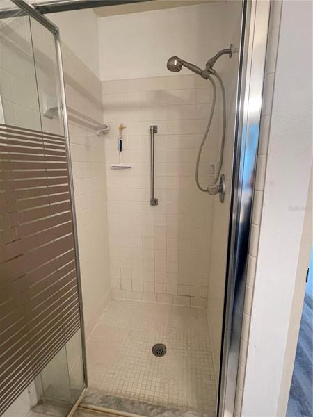 Master shower