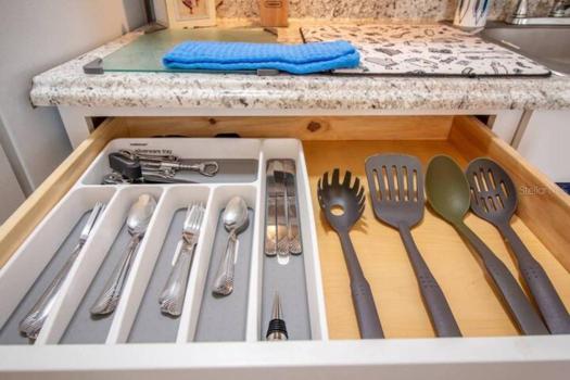 Kitchen utensils.