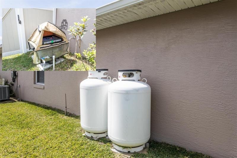 House generator on propane.