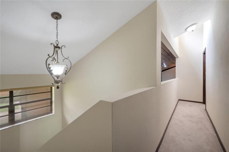 HALLWAY ON SECOND LEVEL TO OWNER SUITE