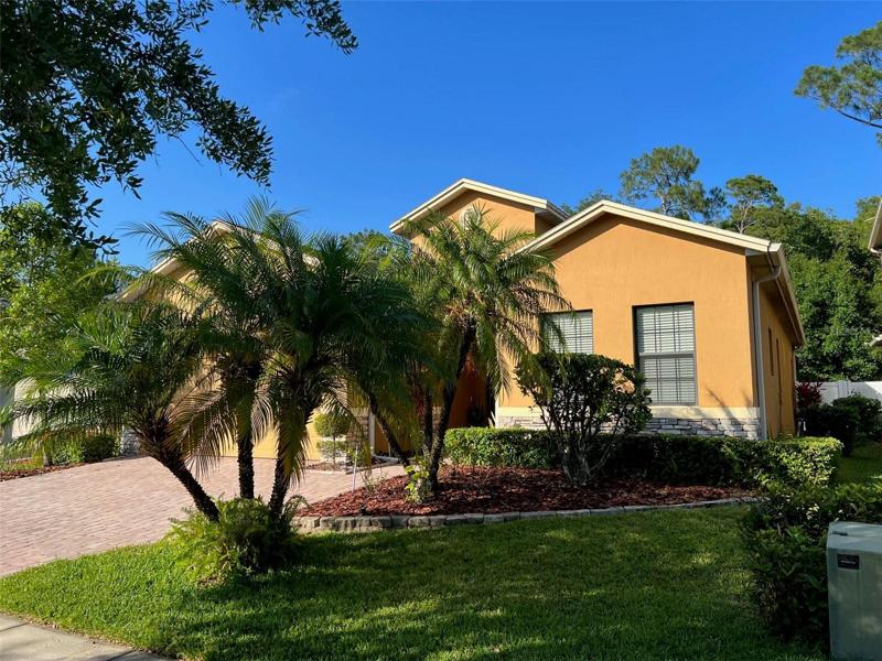 Property side view from street front