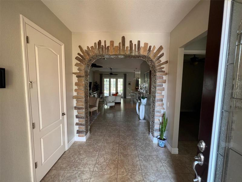 View entering front door