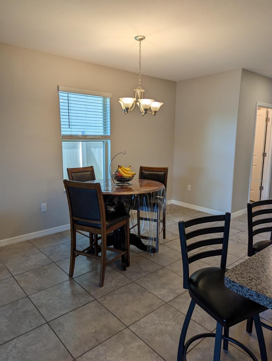 Dining room area