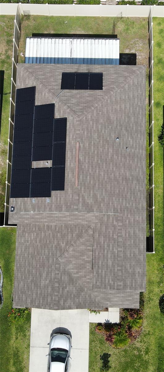fully fenced yard.