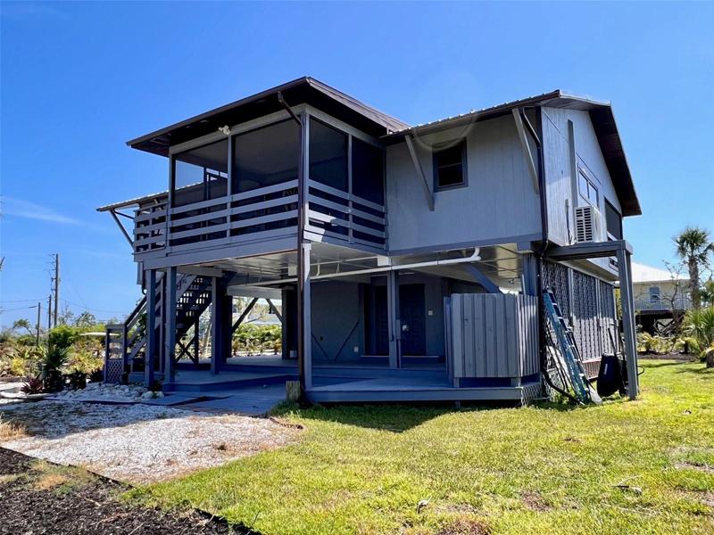 Back/west side of home