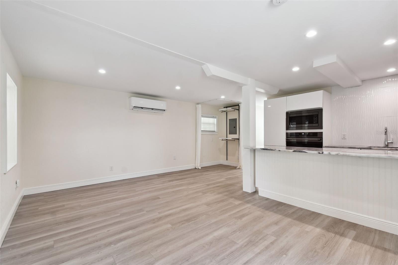 Downstairs studio apartment