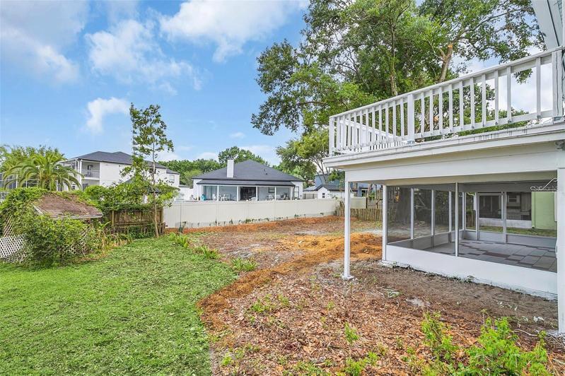 First floor patio and 2nd floor Balcony overlooking a beautiful Lake view