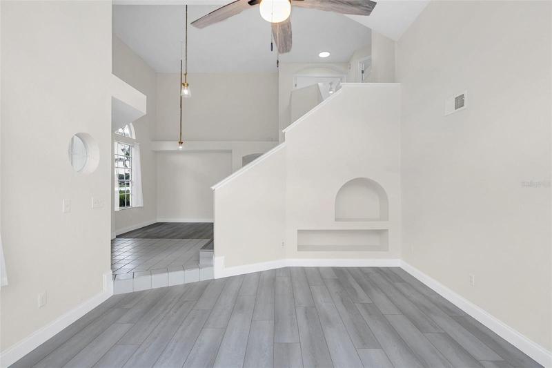 Spacious open floor plan