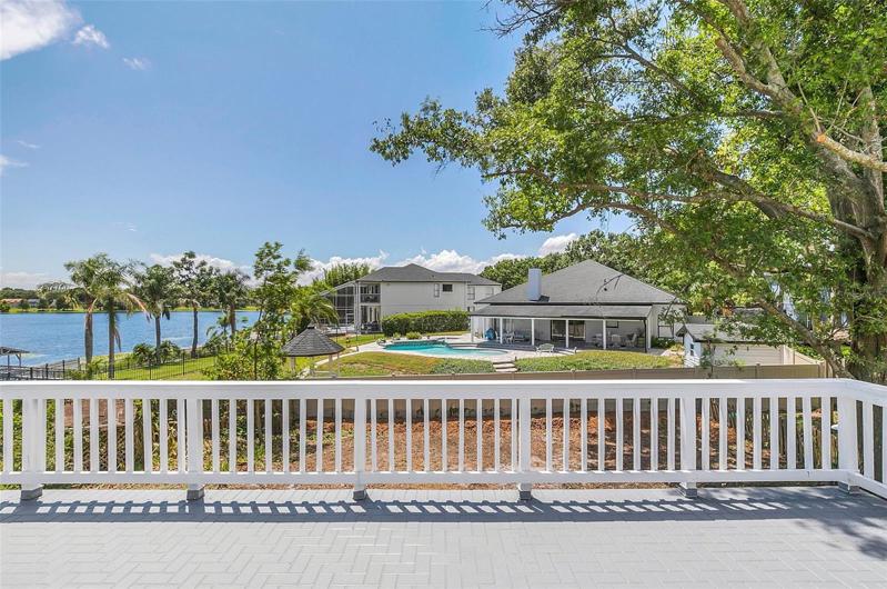 Master Bedroom Balcony view of Lake